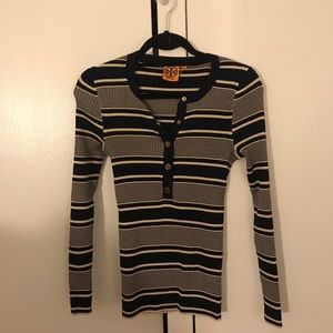 Striped Tory Burch Women’s Henley